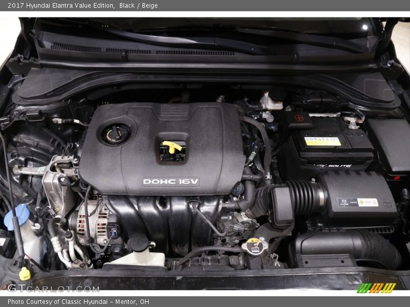 Black / Beige 2017 Hyundai Elantra Value Edition