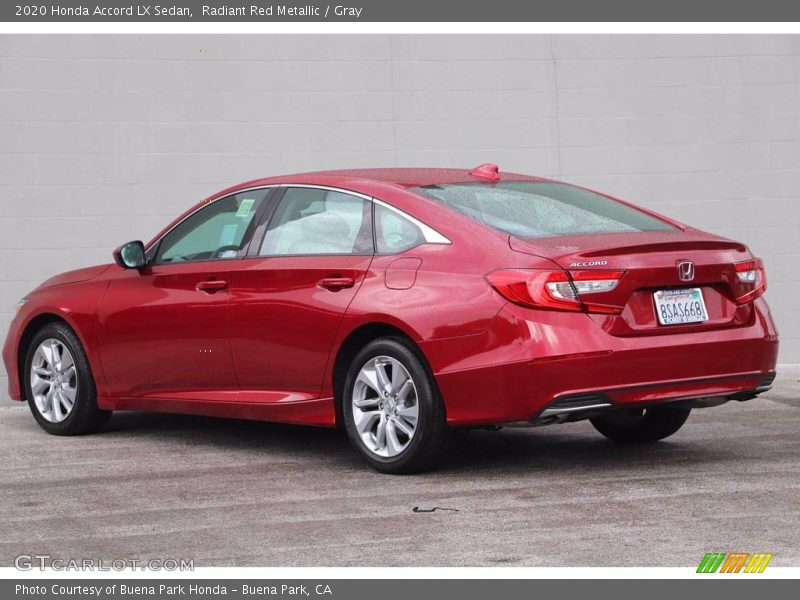 Radiant Red Metallic / Gray 2020 Honda Accord LX Sedan