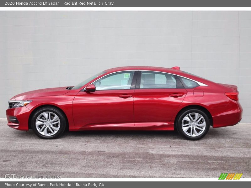 Radiant Red Metallic / Gray 2020 Honda Accord LX Sedan