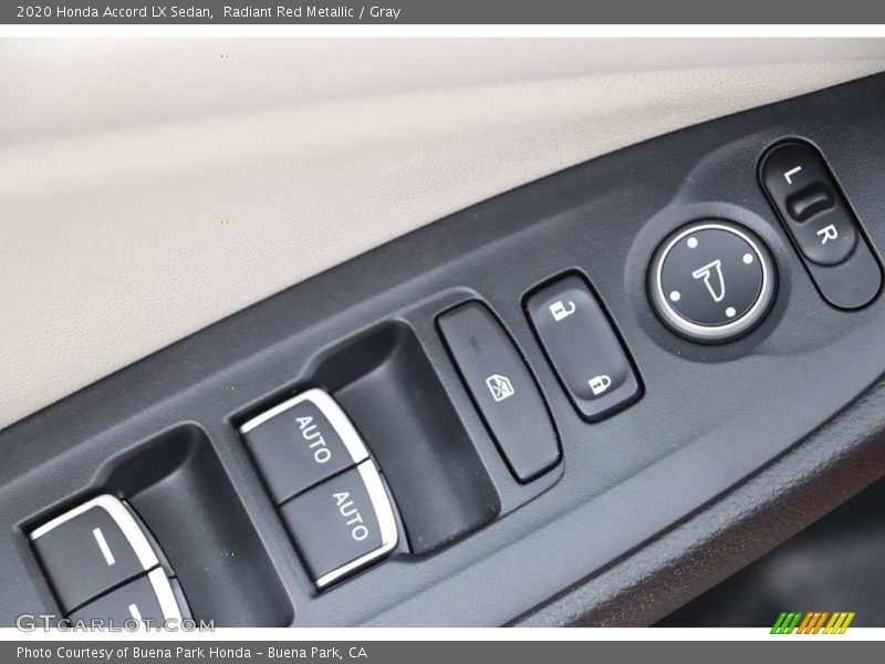 Radiant Red Metallic / Gray 2020 Honda Accord LX Sedan