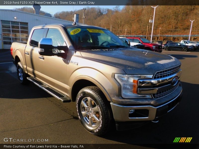 Stone Gray / Earth Gray 2019 Ford F150 XLT SuperCrew 4x4