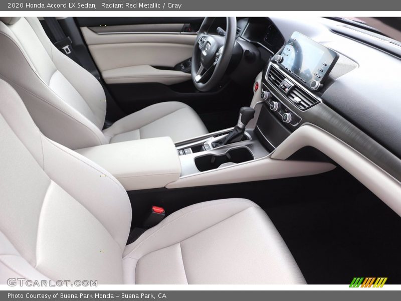 Radiant Red Metallic / Gray 2020 Honda Accord LX Sedan