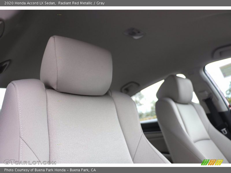 Radiant Red Metallic / Gray 2020 Honda Accord LX Sedan