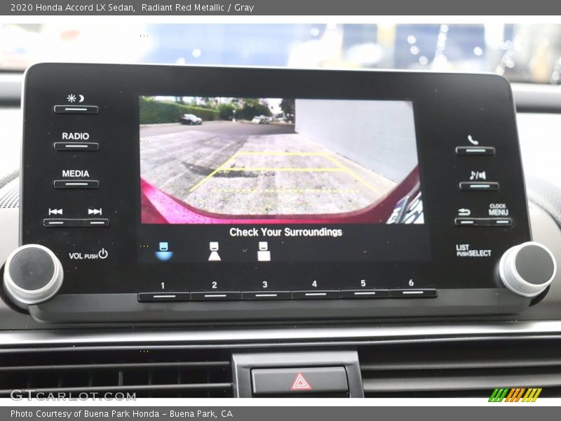 Radiant Red Metallic / Gray 2020 Honda Accord LX Sedan