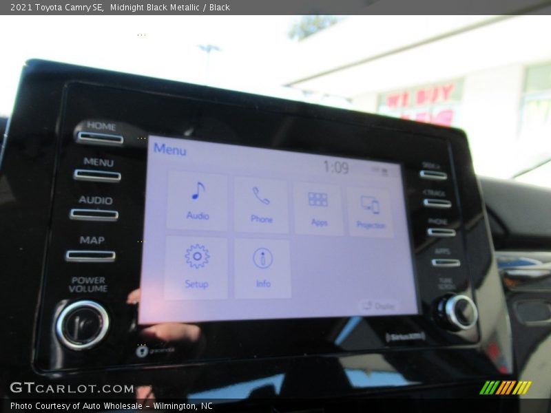 Midnight Black Metallic / Black 2021 Toyota Camry SE