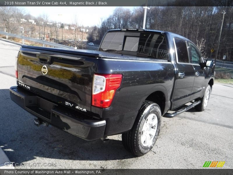 Magnetic Black / Black 2018 Nissan Titan SV Crew Cab 4x4