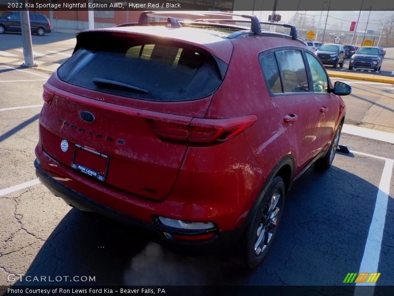 Hyper Red / Black 2022 Kia Sportage Nightfall Edition AWD