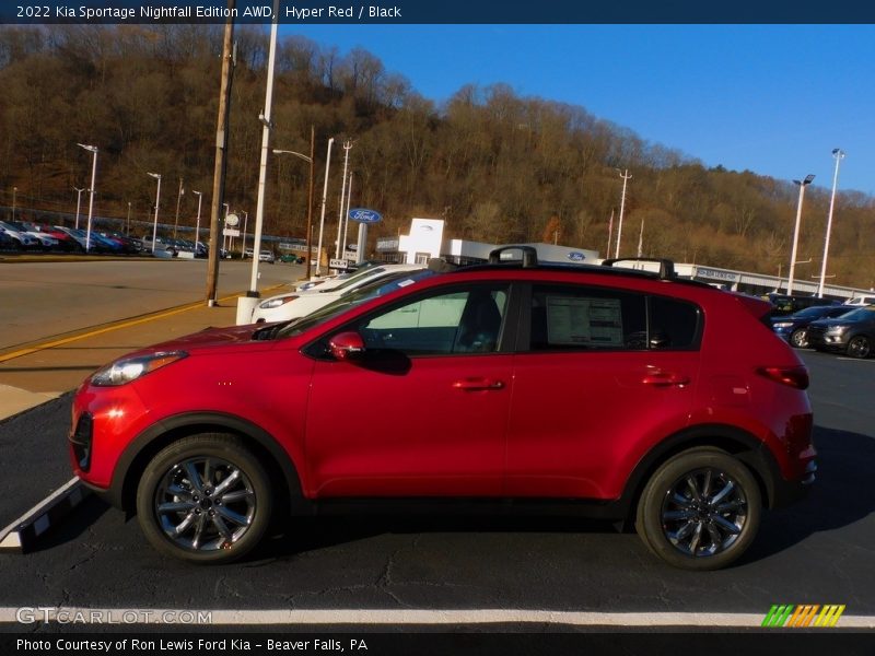 Hyper Red / Black 2022 Kia Sportage Nightfall Edition AWD