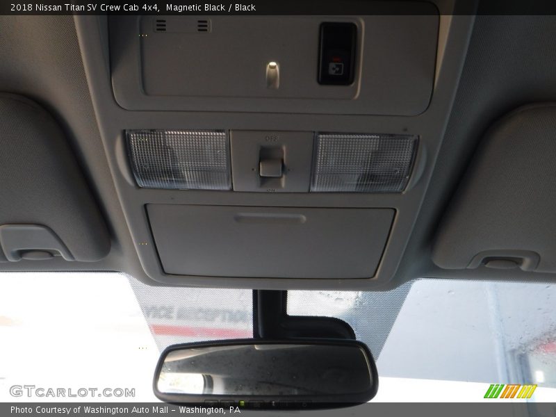 Magnetic Black / Black 2018 Nissan Titan SV Crew Cab 4x4