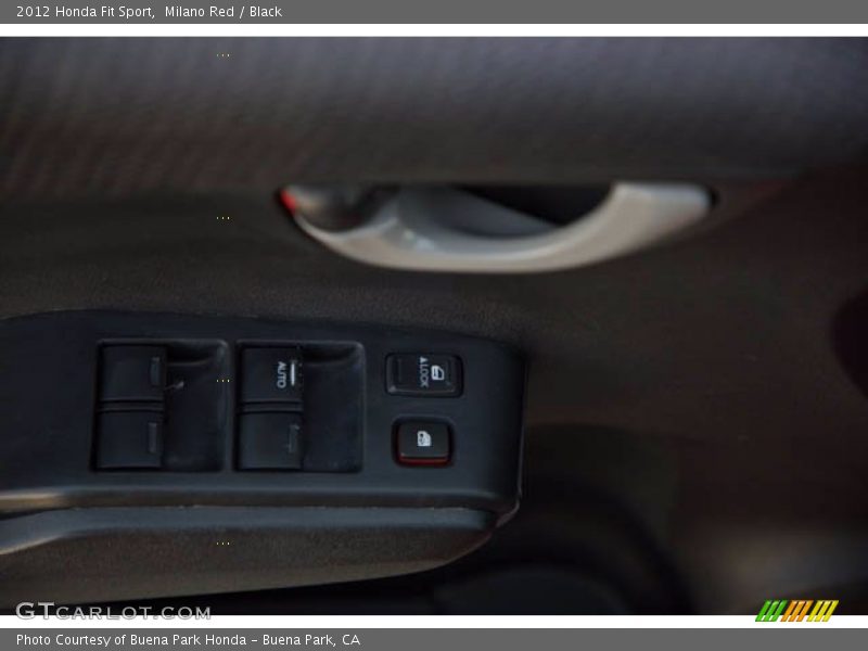 Milano Red / Black 2012 Honda Fit Sport