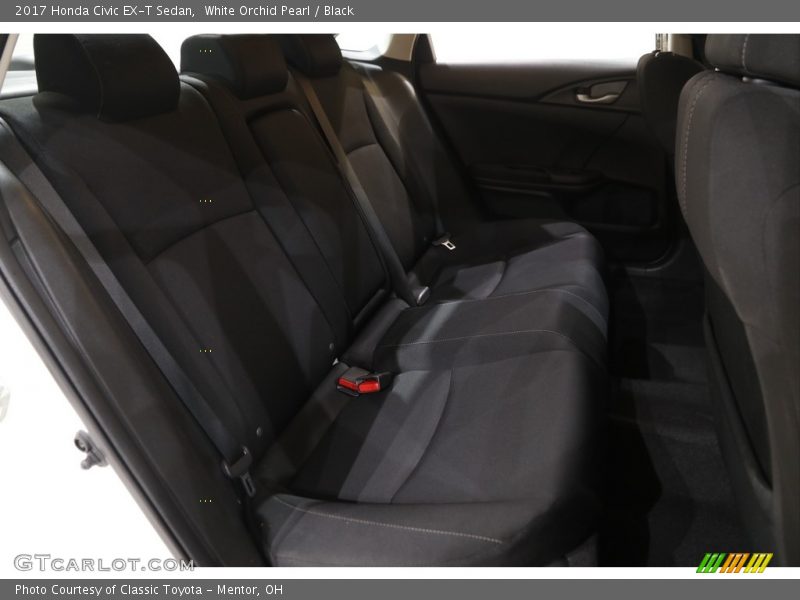 White Orchid Pearl / Black 2017 Honda Civic EX-T Sedan