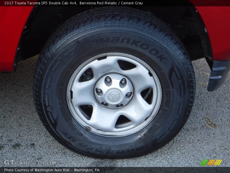 Barcelona Red Metallic / Cement Gray 2017 Toyota Tacoma SR5 Double Cab 4x4