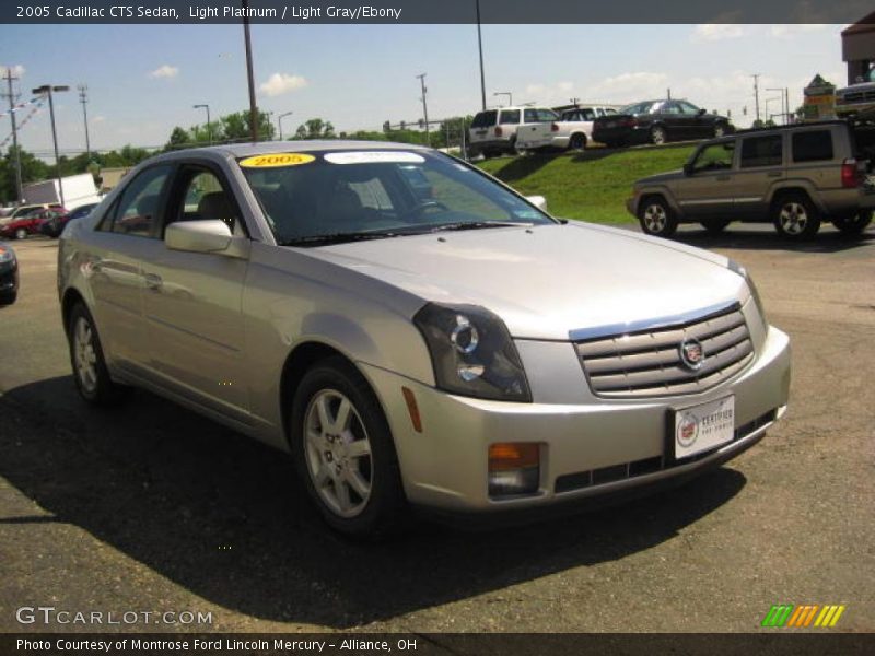 Light Platinum / Light Gray/Ebony 2005 Cadillac CTS Sedan