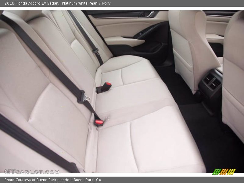 Platinum White Pearl / Ivory 2018 Honda Accord EX Sedan