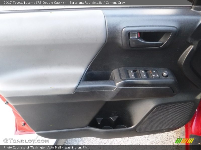 Barcelona Red Metallic / Cement Gray 2017 Toyota Tacoma SR5 Double Cab 4x4