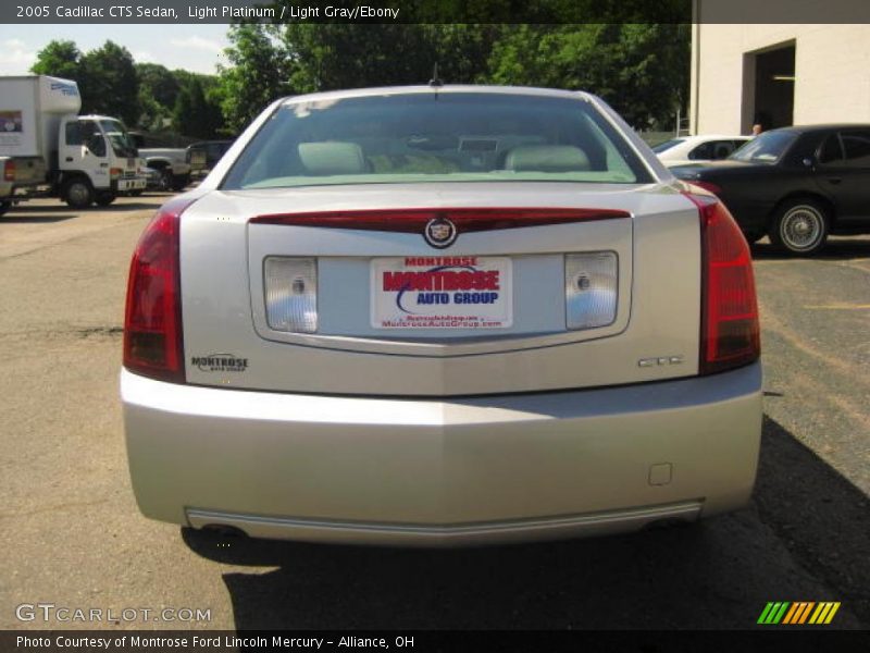 Light Platinum / Light Gray/Ebony 2005 Cadillac CTS Sedan