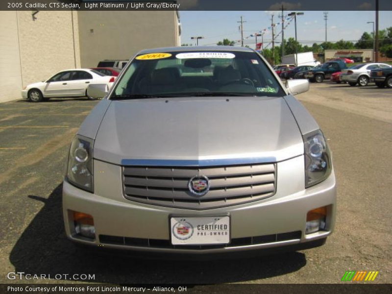 Light Platinum / Light Gray/Ebony 2005 Cadillac CTS Sedan