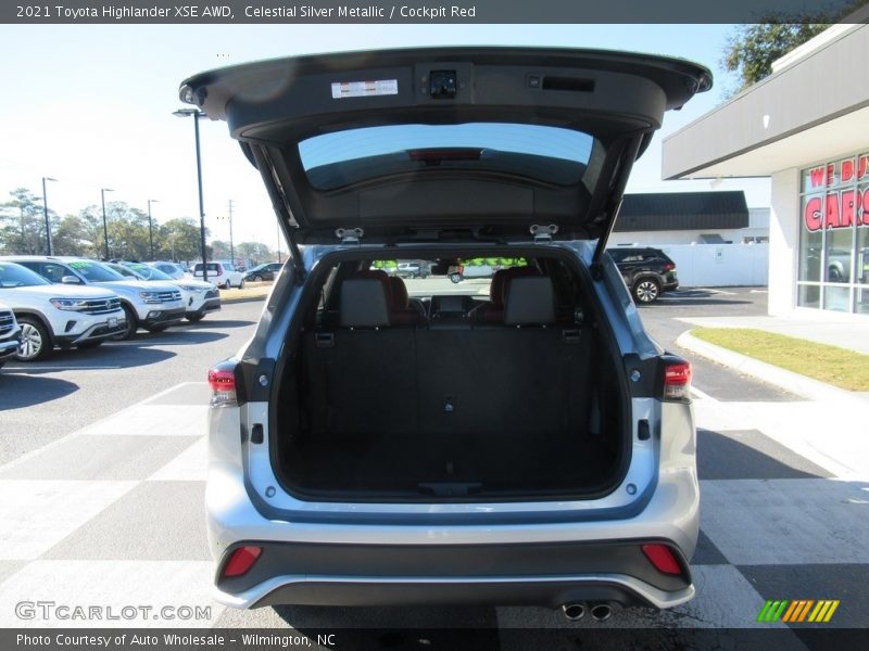 Celestial Silver Metallic / Cockpit Red 2021 Toyota Highlander XSE AWD