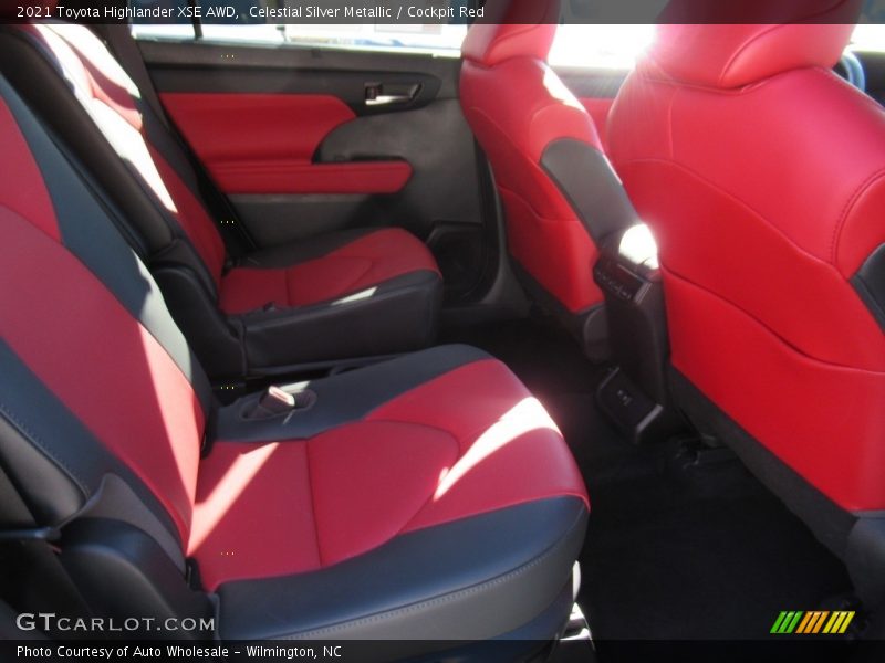 Celestial Silver Metallic / Cockpit Red 2021 Toyota Highlander XSE AWD