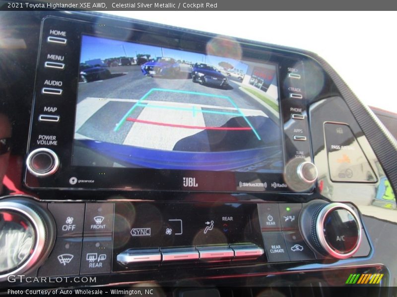 Celestial Silver Metallic / Cockpit Red 2021 Toyota Highlander XSE AWD