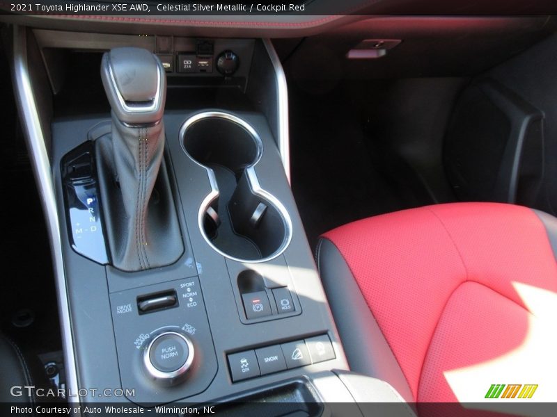 Celestial Silver Metallic / Cockpit Red 2021 Toyota Highlander XSE AWD