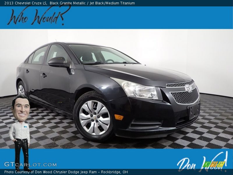 Black Granite Metallic / Jet Black/Medium Titanium 2013 Chevrolet Cruze LS