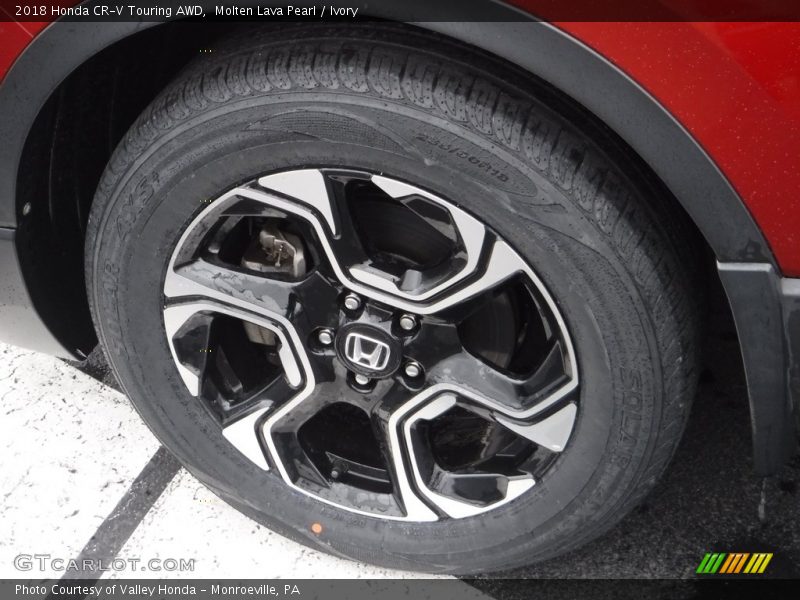 Molten Lava Pearl / Ivory 2018 Honda CR-V Touring AWD