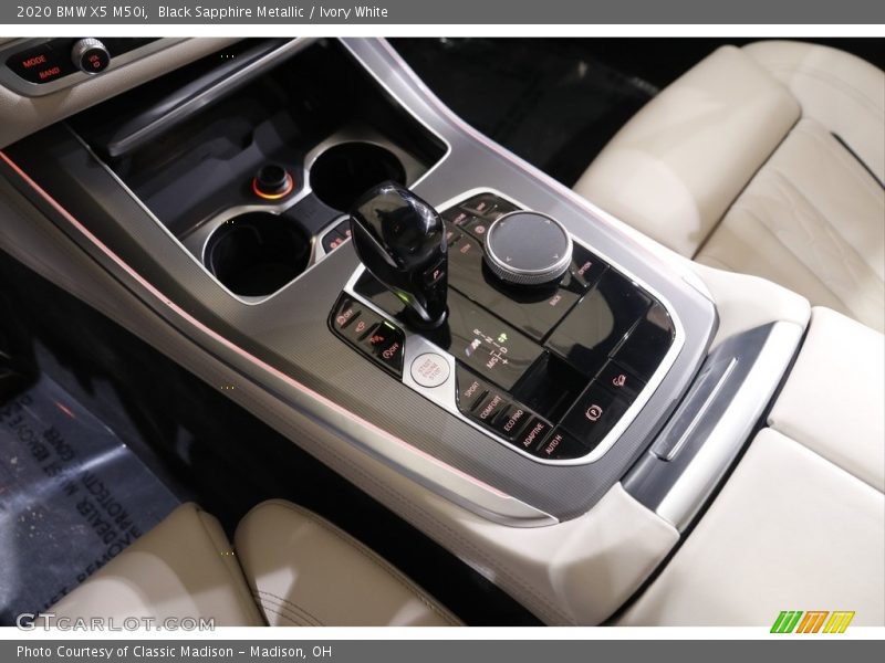 Black Sapphire Metallic / Ivory White 2020 BMW X5 M50i