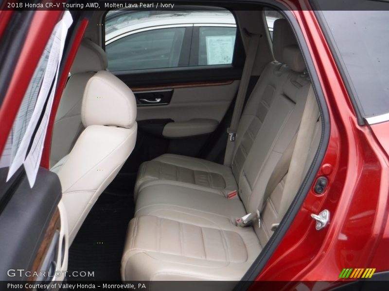 Molten Lava Pearl / Ivory 2018 Honda CR-V Touring AWD