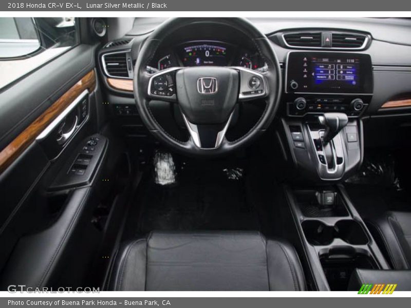 Lunar Silver Metallic / Black 2018 Honda CR-V EX-L