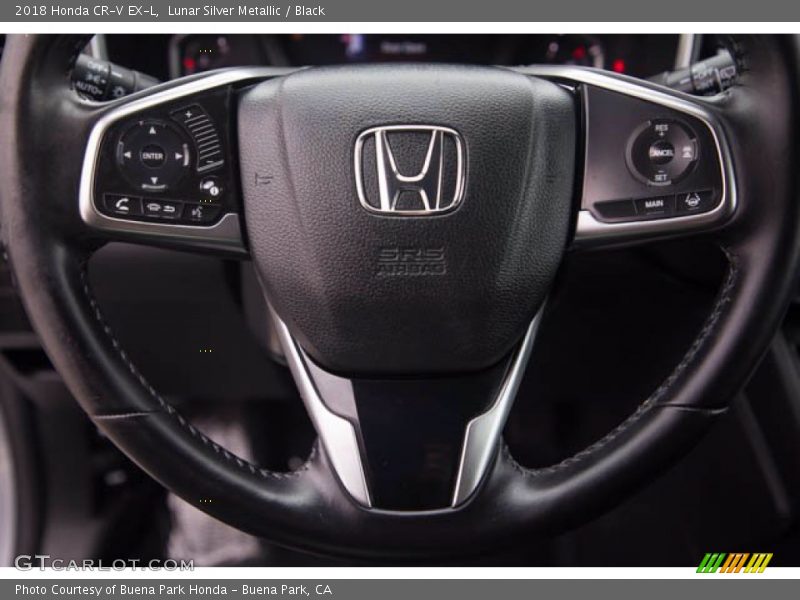Lunar Silver Metallic / Black 2018 Honda CR-V EX-L