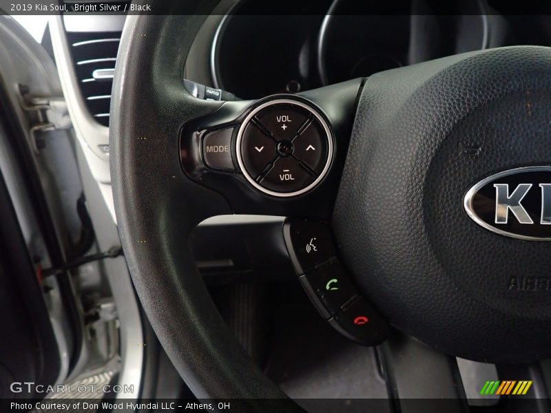 Bright Silver / Black 2019 Kia Soul