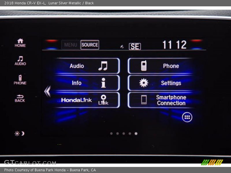 Lunar Silver Metallic / Black 2018 Honda CR-V EX-L