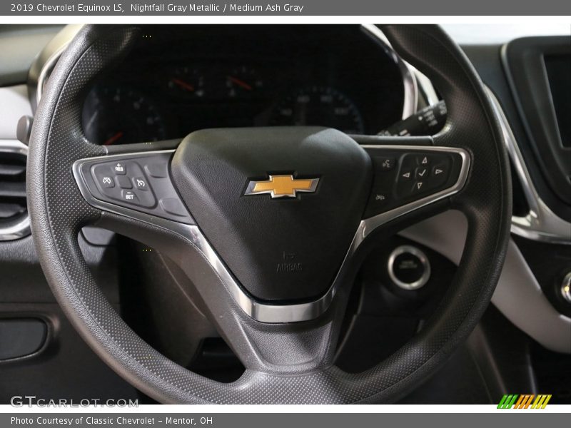 Nightfall Gray Metallic / Medium Ash Gray 2019 Chevrolet Equinox LS