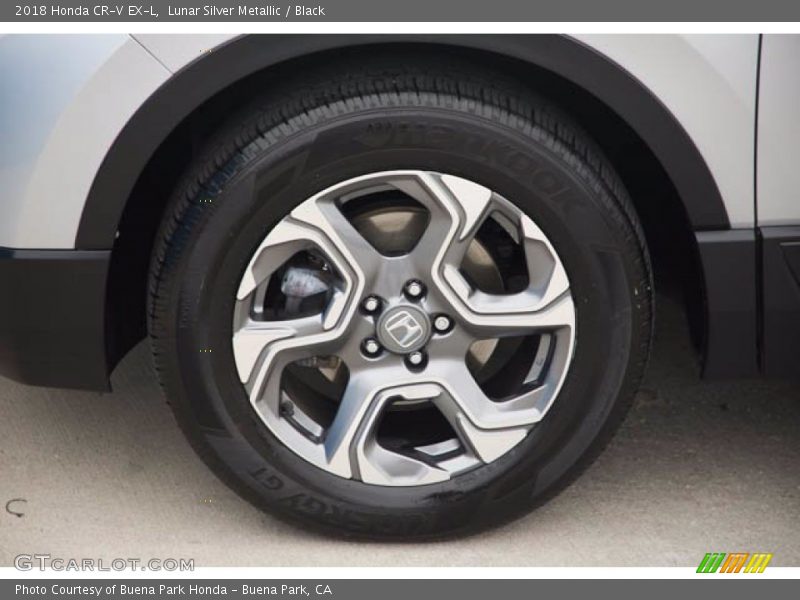 Lunar Silver Metallic / Black 2018 Honda CR-V EX-L