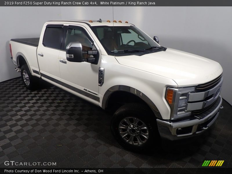 White Platinum / King Ranch Java 2019 Ford F250 Super Duty King Ranch Crew Cab 4x4
