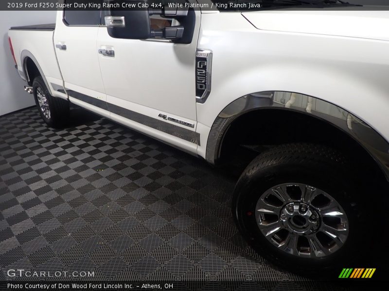 White Platinum / King Ranch Java 2019 Ford F250 Super Duty King Ranch Crew Cab 4x4
