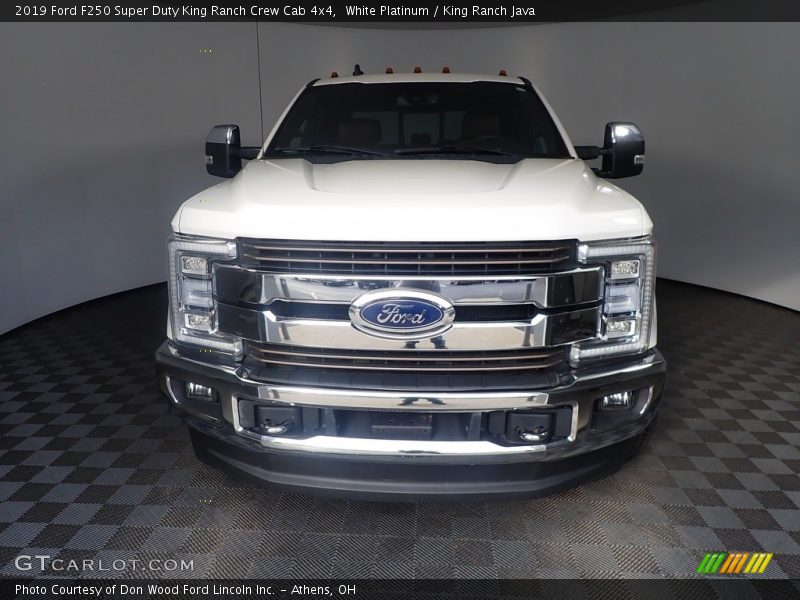 White Platinum / King Ranch Java 2019 Ford F250 Super Duty King Ranch Crew Cab 4x4