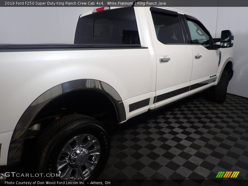 White Platinum / King Ranch Java 2019 Ford F250 Super Duty King Ranch Crew Cab 4x4