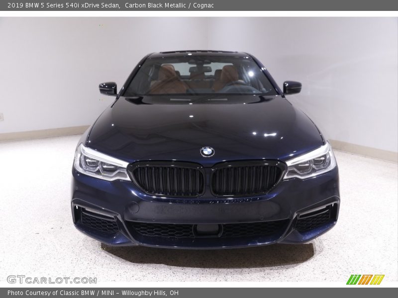 Carbon Black Metallic / Cognac 2019 BMW 5 Series 540i xDrive Sedan