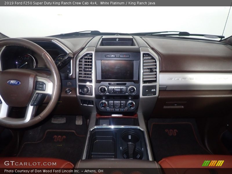 White Platinum / King Ranch Java 2019 Ford F250 Super Duty King Ranch Crew Cab 4x4