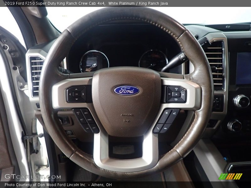 White Platinum / King Ranch Java 2019 Ford F250 Super Duty King Ranch Crew Cab 4x4