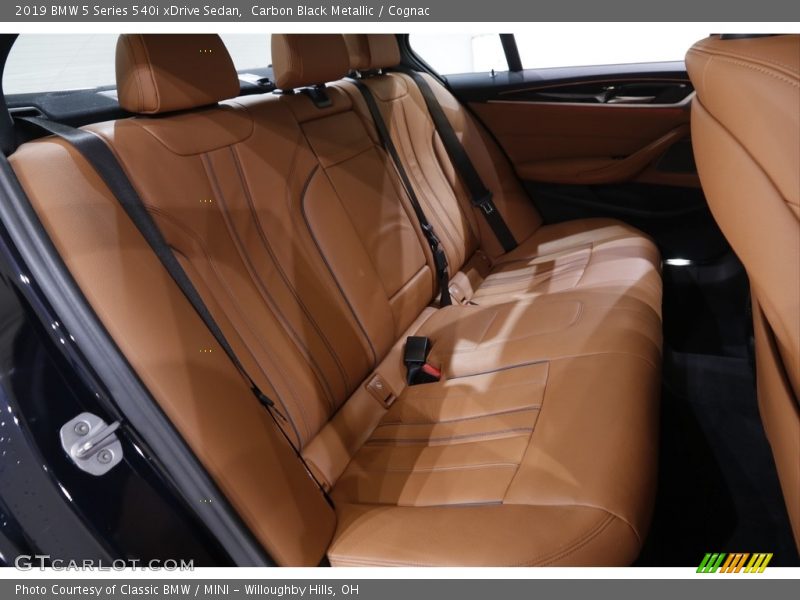 Carbon Black Metallic / Cognac 2019 BMW 5 Series 540i xDrive Sedan