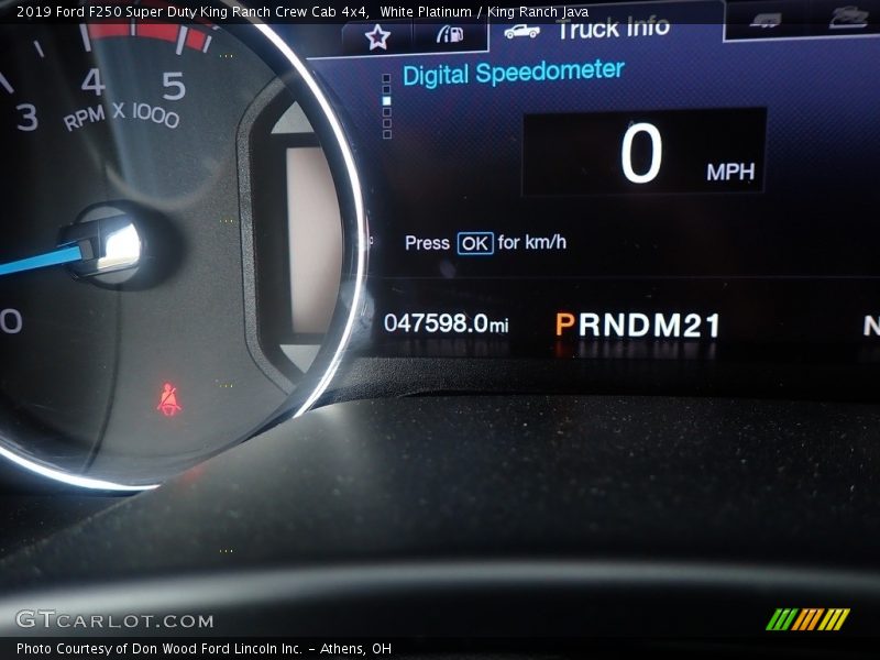 White Platinum / King Ranch Java 2019 Ford F250 Super Duty King Ranch Crew Cab 4x4