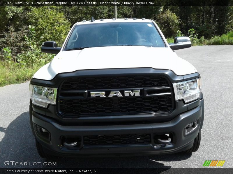 Bright White / Black/Diesel Gray 2022 Ram 5500 Tradesman Regular Cab 4x4 Chassis