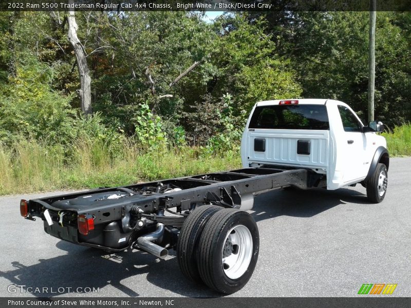 Bright White / Black/Diesel Gray 2022 Ram 5500 Tradesman Regular Cab 4x4 Chassis