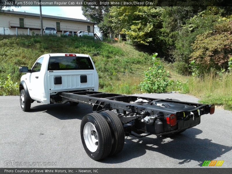 Bright White / Black/Diesel Gray 2022 Ram 5500 Tradesman Regular Cab 4x4 Chassis