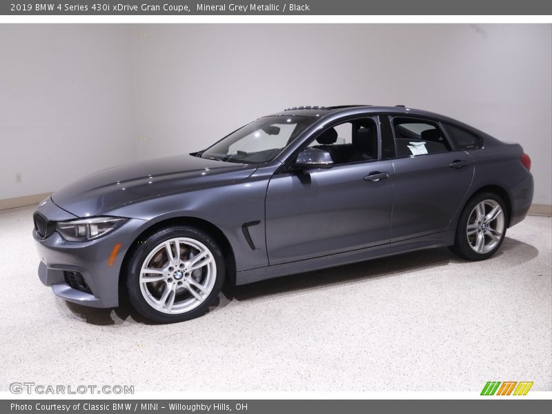 Mineral Grey Metallic / Black 2019 BMW 4 Series 430i xDrive Gran Coupe