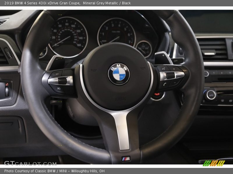Mineral Grey Metallic / Black 2019 BMW 4 Series 430i xDrive Gran Coupe