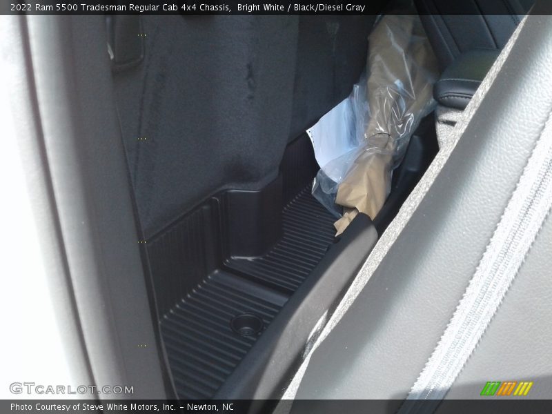 Bright White / Black/Diesel Gray 2022 Ram 5500 Tradesman Regular Cab 4x4 Chassis